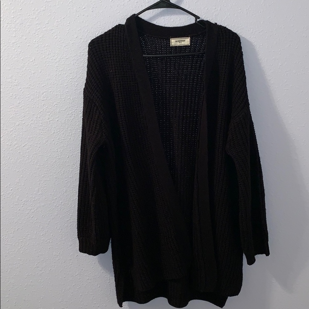 Black cardigan